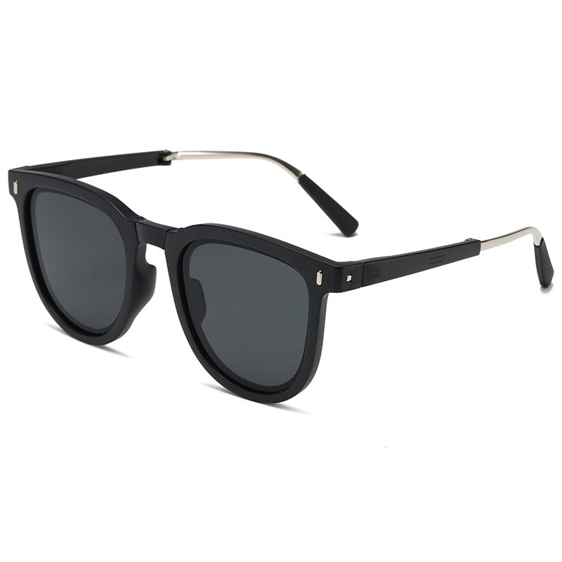 Wholesale PC Foldable Banana Blush Men Sunglasses